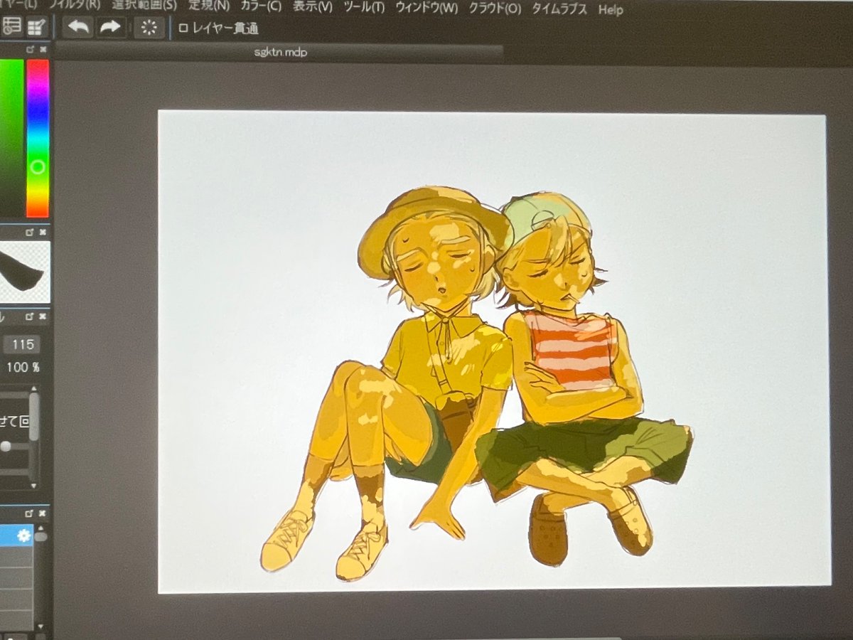 hh_mttt's tweet photo. しょたスゼwip☀️ https://t.co/W1TriXzz6x