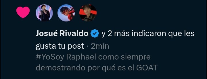 Rayo_2304's tweet photo. #YoSoy Fue una buena noche, me despido sabiendo que Latina y Raphael supieron de mi existencia 😭♥️ (y el gran Milanesa) https://t.co/vQZ3vxVNOp
