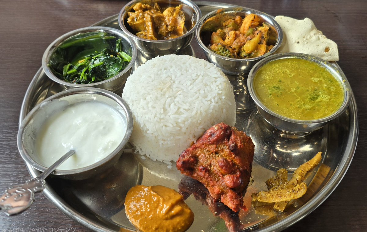 currymemorandum's tweet photo. いつの間にかダルバートを提供してくれるお店が増えていたのでいってみました！
熱々ギーを、卵焼きフライパンで(笑)かけてくれます👍
ダルはさらさらなのにふくよかなうまみでとても好きな味😊
お邪魔する機会が増えそう
#インドネパール料理
#ネパール伝統ターリーセット
#ゴルカキッチン
#西ノ京 https://t.co/3458MGBm1k