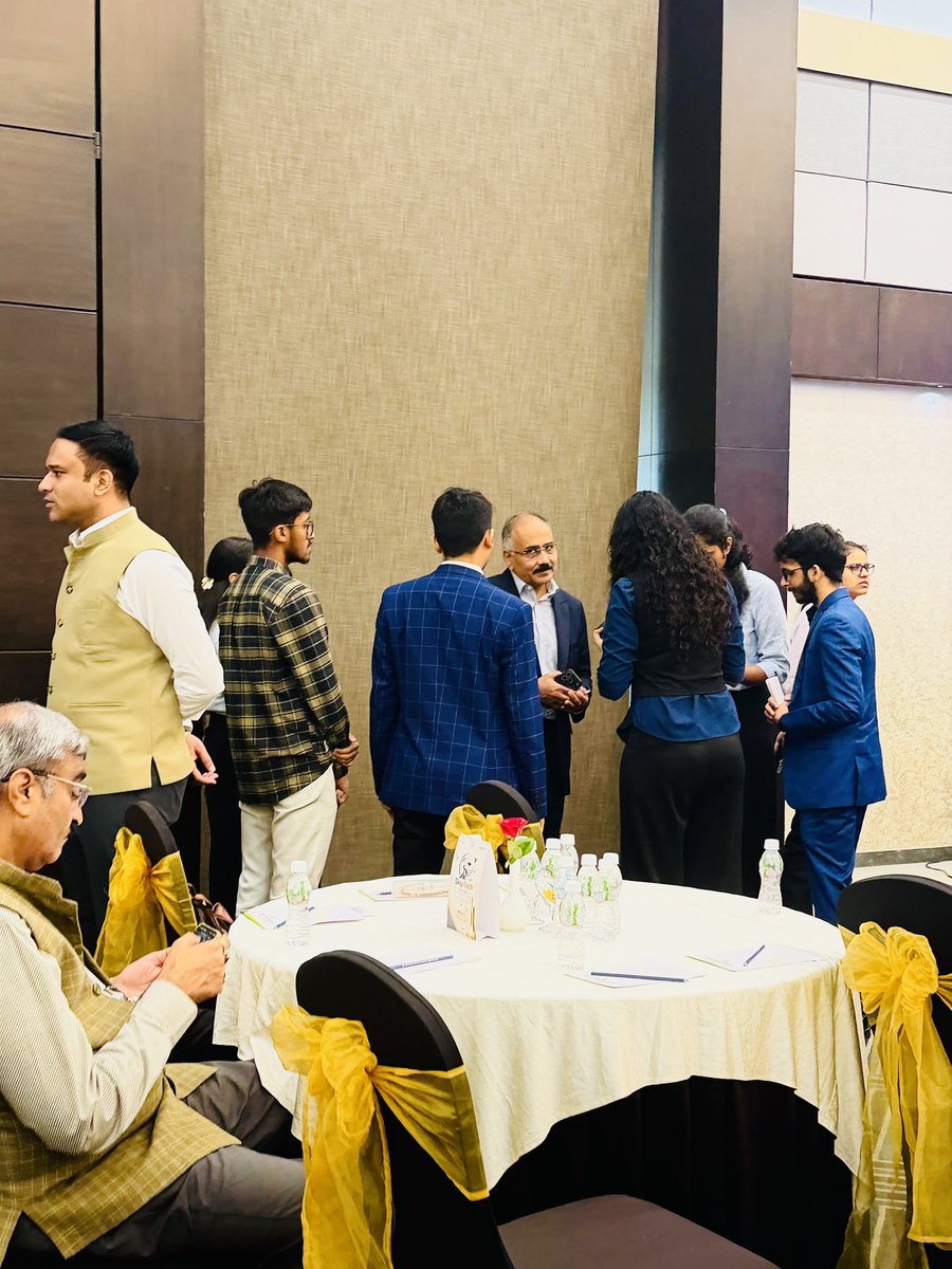 Shamsher_IPS's tweet photo. “The sky is no longer the limit—for passionate innovators, the possibilities are infinite.” 
An energizing experience interacting with young space & drone tech innovators at the SkyTech Summit. In this sector, we aren't just pushing boundaries; we are redefining them. 1/2
#SpaceTech #DroneTechnology #SkyTechIndia #DeepTech