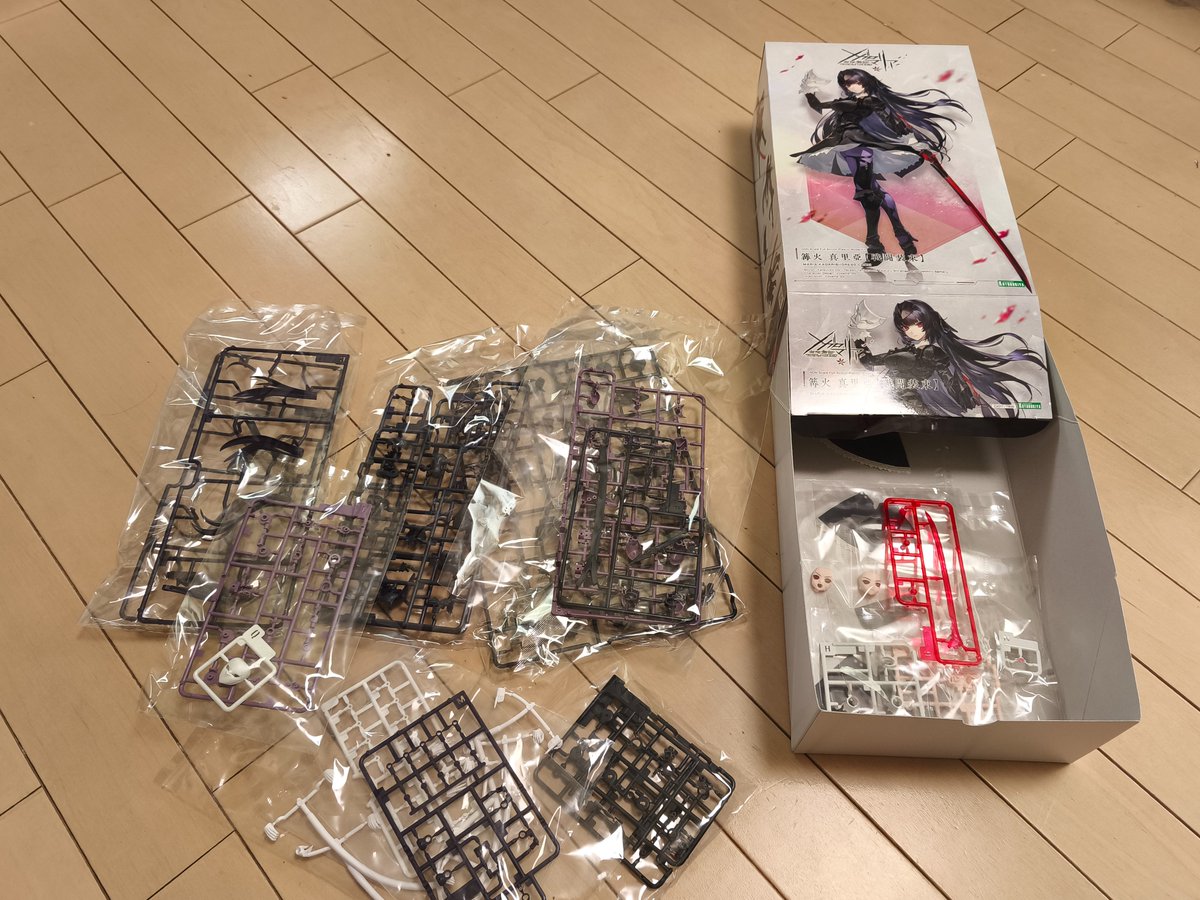 shivataka19's tweet photo. ごきげんよう。
久々に参加します。
ハンドル名:シバタカ(仮名)
メーカー名:コトブキヤ
キット名:篝火真理亜【戦闘装束】
宜しくお願いします。

#SummerモデリングT製作会2026
#開始 https://t.co/y8PJFyIP3I