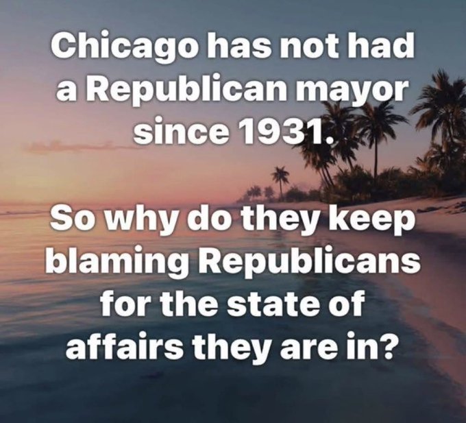 rugshop24's tweet photo. Attention all voters in Chicago--maybe you should try a Republican this year for Mayor..you might get better results---- https://t.co/F00mysI9NM