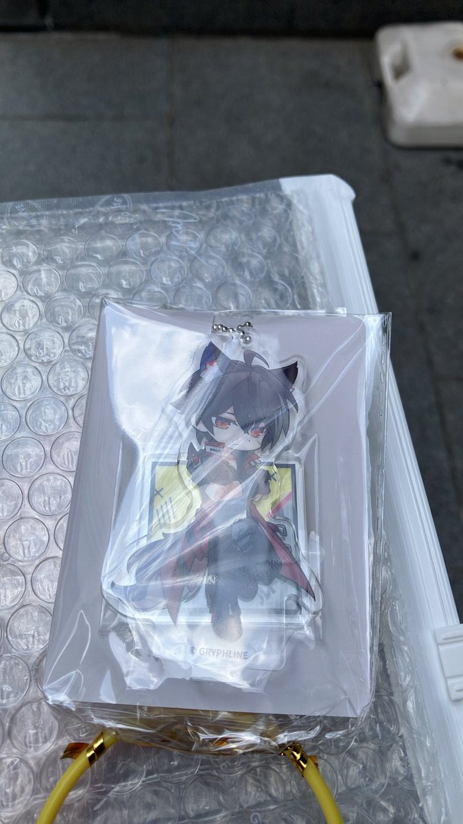 meronwarai's tweet photo. アークナイツgigo限定。
池袋でウルフガードもゲット、クリアカードも交換してもらえたし、これでコンプ。 https://t.co/oOi6zTUs8L