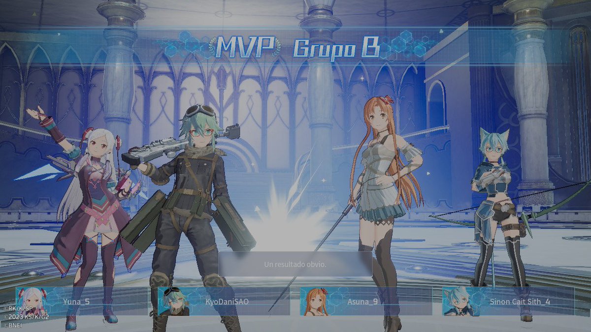 Kyo_Dani1999's tweet photo. I missed the capture I made with Undine Asuna. #SAOFD https://t.co/1QTOx3UuCR