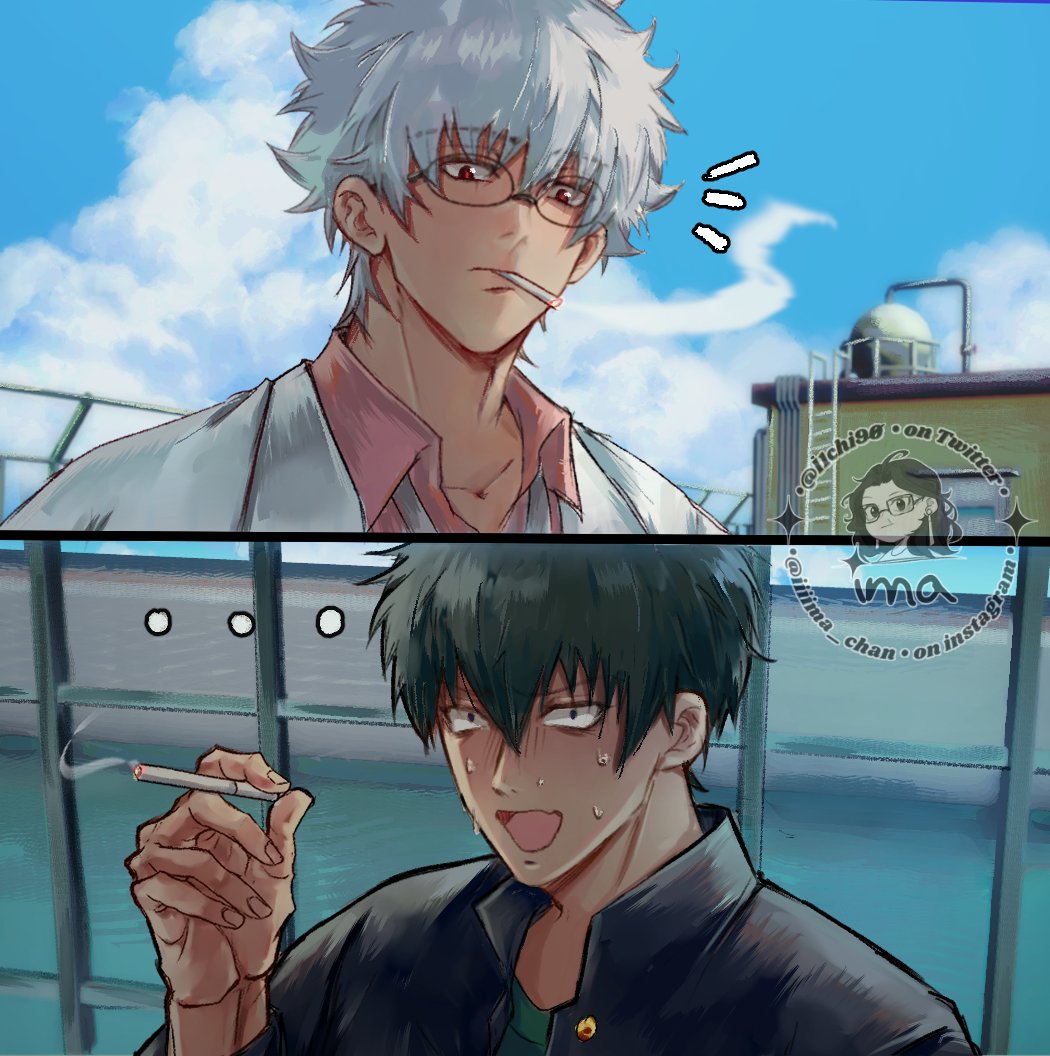 i1chi90's tweet photo. 🚬

#銀土 https://t.co/L212QgDkKz