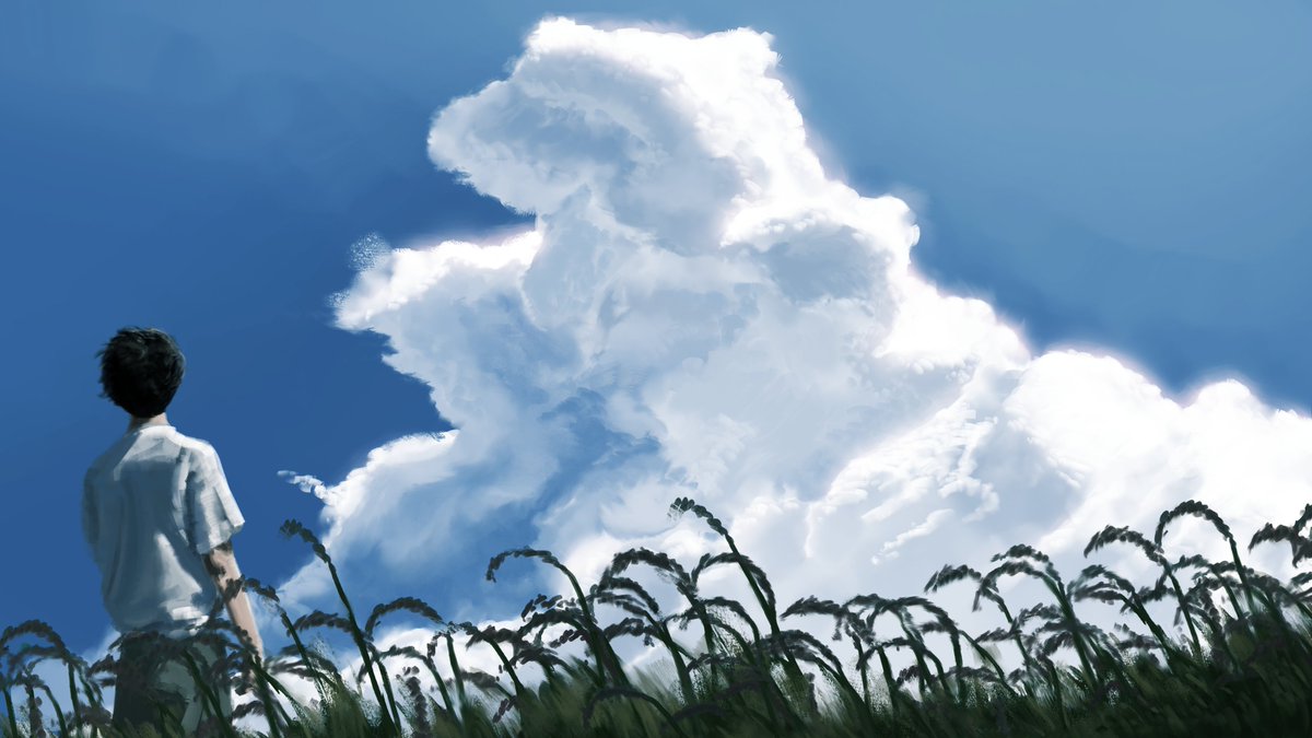 HighOrange731's tweet photo. 夏っぽい絵を描きました。 https://t.co/AMyxZN1O24