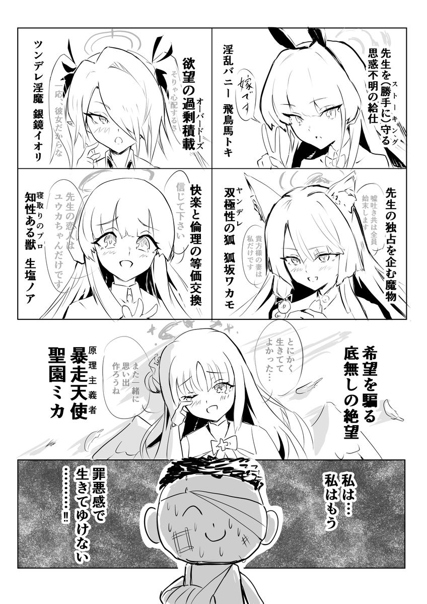 steel6636's tweet photo. 先生「わ、私は…私は 人間じゃ、ない…っ！」 ＃ブルアカ https://t.co/3UCxsbZChy
