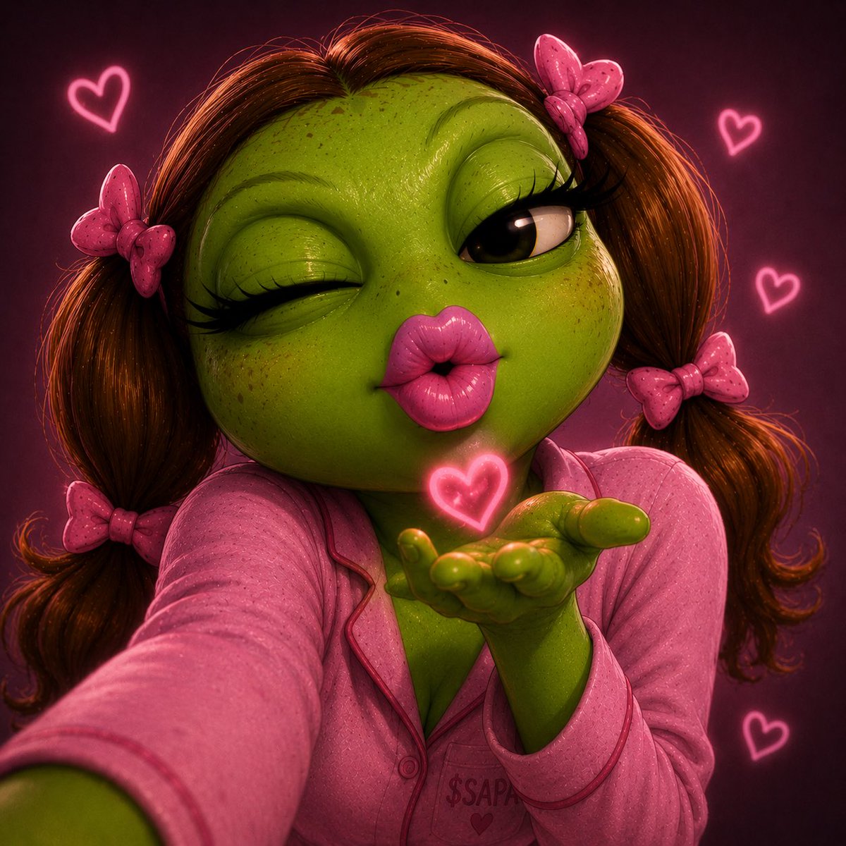 SapaPepa's tweet photo. turning in for the night, as long as $TOAD is getting rich I’m going to keep trying to become rich myself. $SAPA doesn’t need a man who forgets about her the first time he gets a little money

Gn toadettes 🐸 https://t.co/eocLXxaYYu