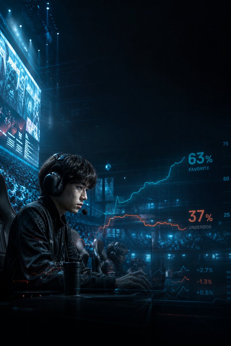 VoxMarket_AI's tweet photo. A prediction is easy to make.
The harder part is knowing what would change your mind.
VOX brings that tension into esports: explore the market, follow the information, and update your view as the match unfolds.
No hindsight. No empty conviction.
Just a clearer question:
What do you believe—and what would prove you wrong?