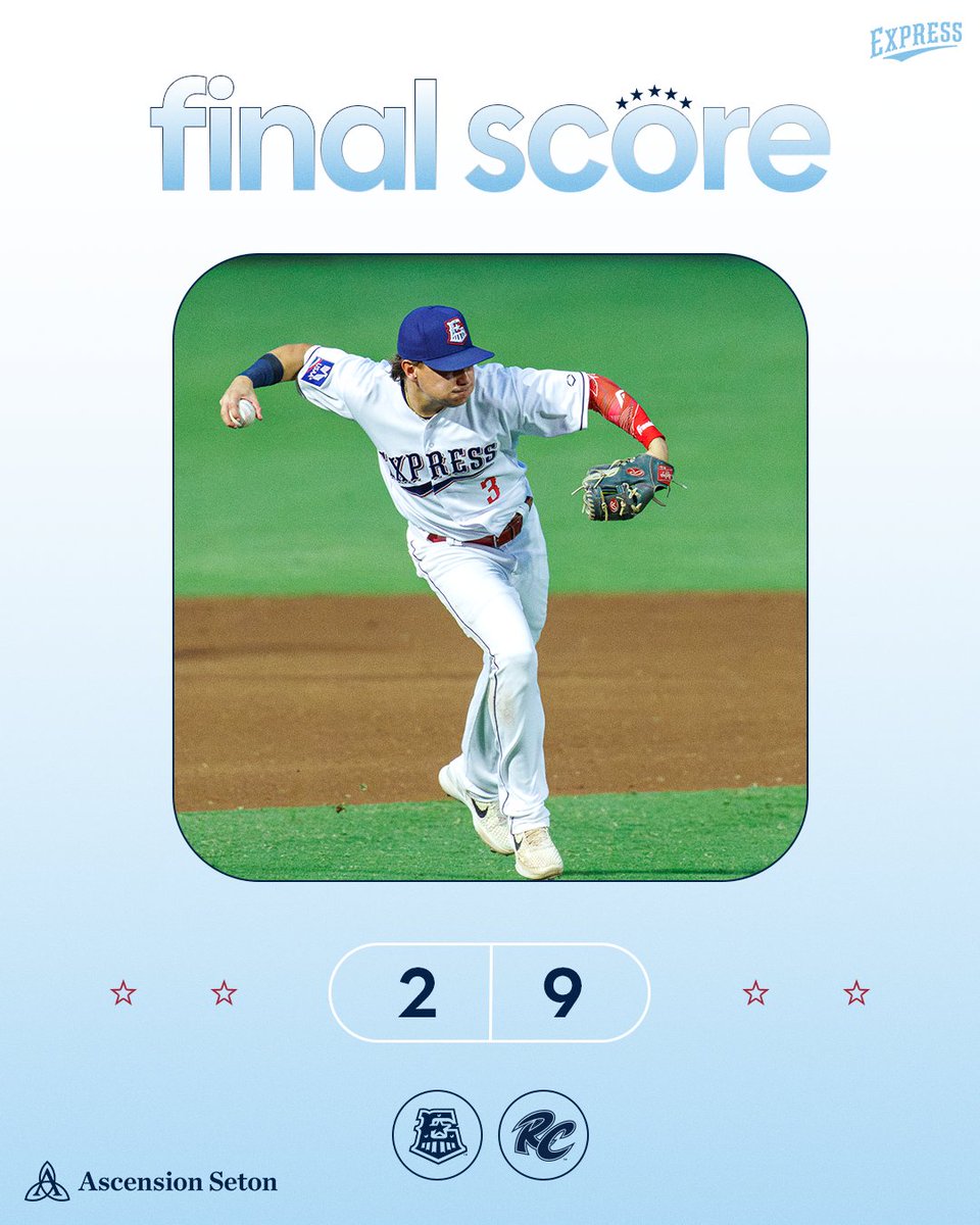 RRExpress's tweet photo. Final from Sutter Health Park.

📰: https://t.co/Z2mUNmiAJR https://t.co/dzZ1KrpKGT
