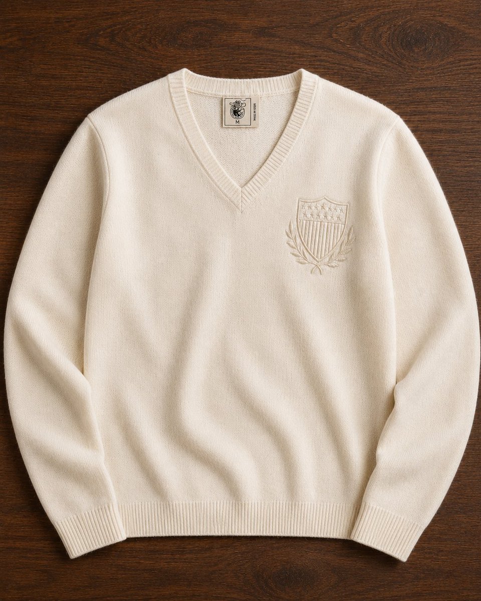 HiFashionGrypr's tweet photo. America First Cashmere Sweater https://t.co/Nj2REj8P48