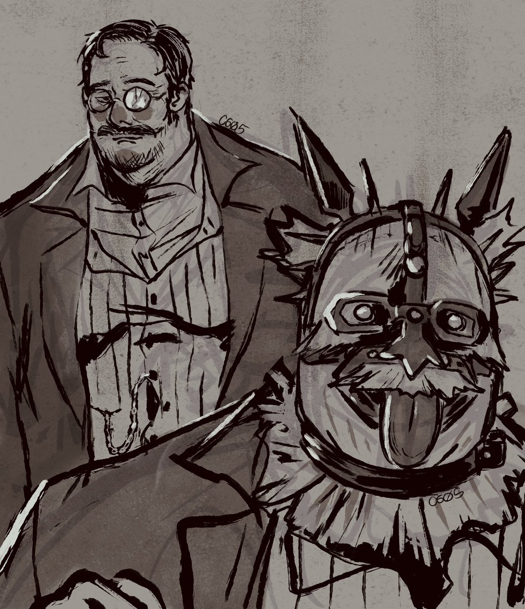 cageyshick's tweet photo. Doodles of my babu warden 💋

#outlastrials #warden #doodles #fanart https://t.co/H3psMd08eT