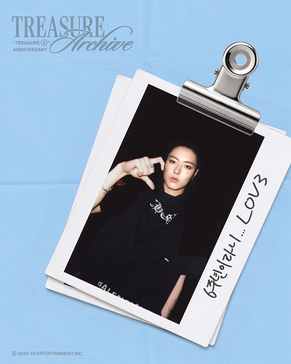 ygtreasuremaker's tweet photo. #TREASURE ARCHIVE : TREASURE 6th ANNIVERSARY FILM CARD #2

🤖🐰 🦋🐺🐮 … 🙏💎🫶🩵🏃

PRE-ORDER
➡️ https://t.co/kaoUfeHe7l
🗓️ 2026.08.03 (MON) 11:00 ~ 2026.08.09 (SUN) 23:59 (KST)

#트레저 #ASAHI #아사히
#DOYOUNG #도영 #HARUTO #하루토 #PARKJEONGWOO #박정우
#SOJUNGHWAN #소정환  #TREASURE6thANNIVERSARY
#TREASURE_ARCHIVE #YG