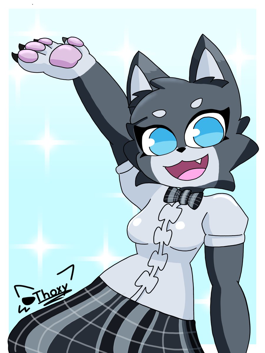 Thoxy_odi_2P's tweet photo. Otro dibujo para @CapivalRawr
:D

Le entregue personalmente, estuve nervioso 0~0

#furryart #wolf #fox #2d #digitalart https://t.co/sty2mlXmxC