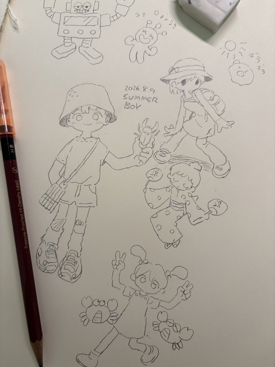 onoconokoko0625's tweet photo. 個展が終わってからちょっと燃え尽き症候群になっていて、仕事の絵は描いていたんですが自主制作が止まっていました…

そろそろまた描きたいな〜と思ってきたので、今日からちょっとずつアイデアノートでも書いていこうと思います！ https://t.co/qeP4oOExNC