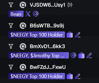 catjamzzz's tweet photo. hilarious top holders lmao https://t.co/A9pS7JGwUM