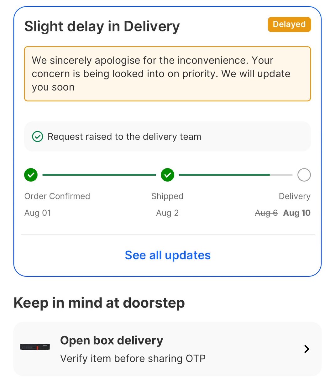 JigneshPande's tweet photo. @Flipkart  inefficiency and negligence, with false promises and misinformation https://t.co/rFpVjAUyTl