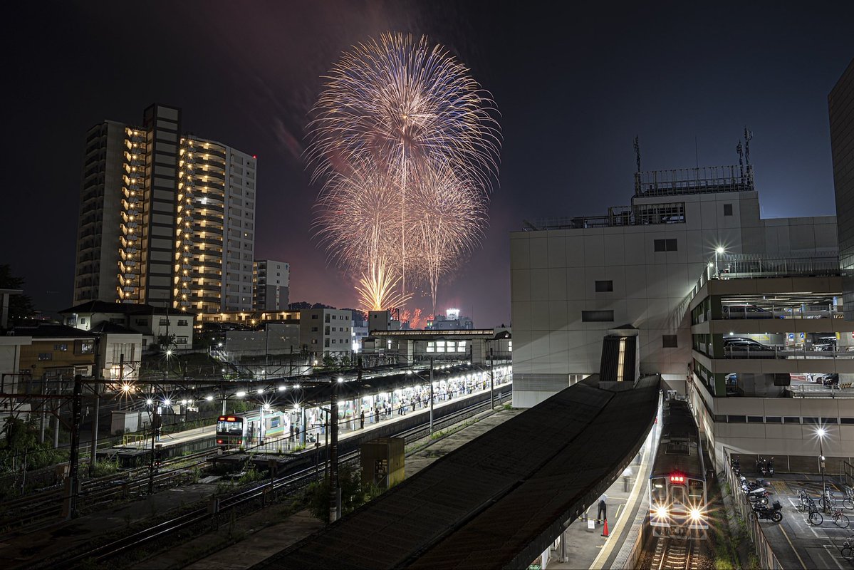 1kawa_train's tweet photo. 2026/8/8(土)
とりで利根川大花火x関東鉄道常総線 https://t.co/R5N5znoBGK