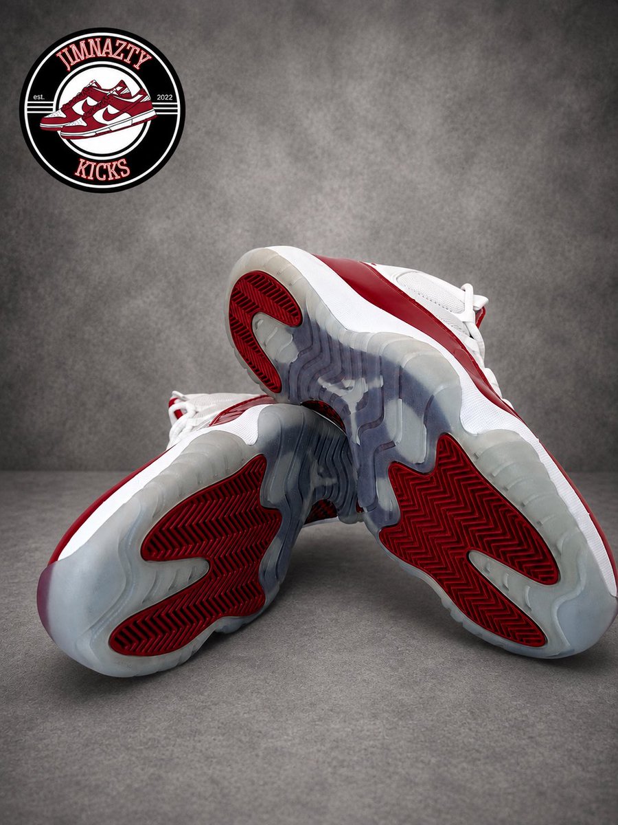 MartinezJemuel's tweet photo. Jordan 11 Retro “Cherry” 

Size: 10.5 Men / 12 Women 

Condition: Brand New with box / DS 

Price: $260.00

Shipping available 📦

100% Authentic ✅ https://t.co/wmiiKIjlOR