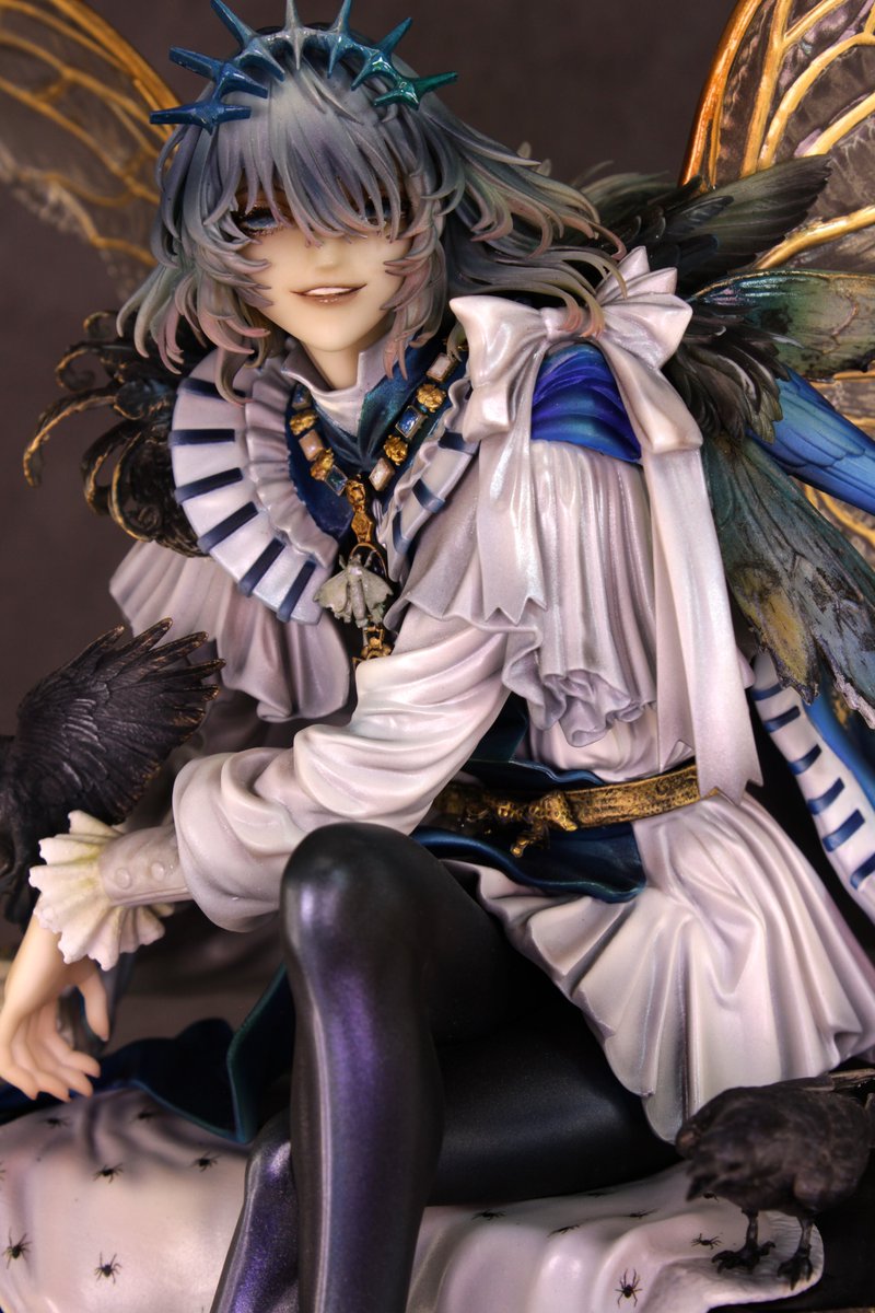 mari49mari9's tweet photo. 『FGO』より 「オベロンvoid 」    
原画：AU様@D__elete
原型：银水晶的封印様@Jennife36907231
原画も造形も作例も素晴らしく搔き立てられるキットでございます
原画を細部まで再現されており感動しながら塗装しました
画像続きます
 #FGO #オベロン #ガレージキット製作代行 https://t.co/zlIoKf6jxW