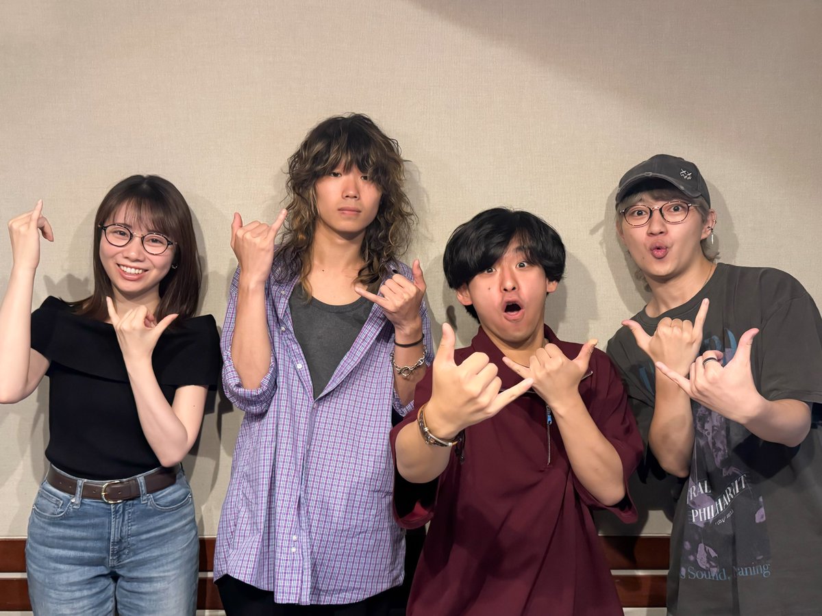 EntamePalette80's tweet photo. 8/9(日)の #エンパレTFM 🎨

今週のゲストは・・・
4人組バンド #クレイジーウォウウォ!!から
Dr. #川口凜音人さん、Ba. #内田琥太朗 さんでした！

ありがとうございました！！！

🔻#radiko タイムフリー📻
https://t.co/oIdnUGFmTu https://t.co/6yyJ8TGYsC