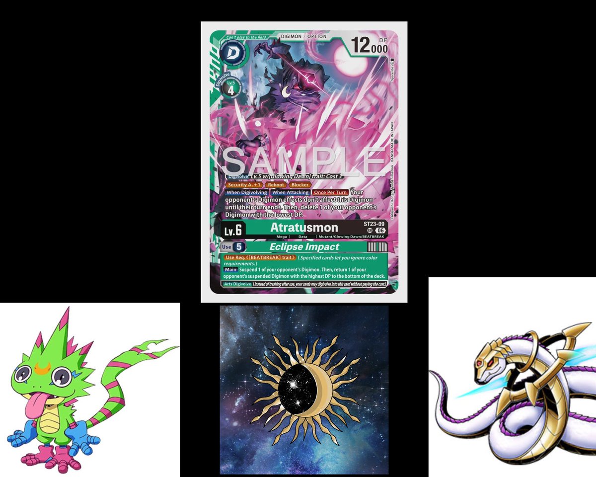 ExistingRaid101's tweet photo. So both brothers own partners that both are reptiles not only that but Gekkomon has a lot of Moon symbology. Heliosboamon HAS Helios in the literal name😭 

Artratusmon’s move is ECLIPSE Impact. Combining both of their E-Pulses creates an Eclipse SUN AND MOON
#Digimon #BEATBREAK https://t.co/A4EK37IqoM