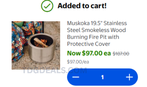 thedealsguy_'s tweet photo. MUSKOKA 19.5" SMOKELESS FIRE PIT — $97

The Muskoka 19.5" stainless steel smokeless wood burning fire pit drops to $97 at Walmart, was $187.

Comes with a protective cover.

https://t.co/Rm8Jk9f6v2

#WalmartPartner #ad https://t.co/SDCOjEFFcz