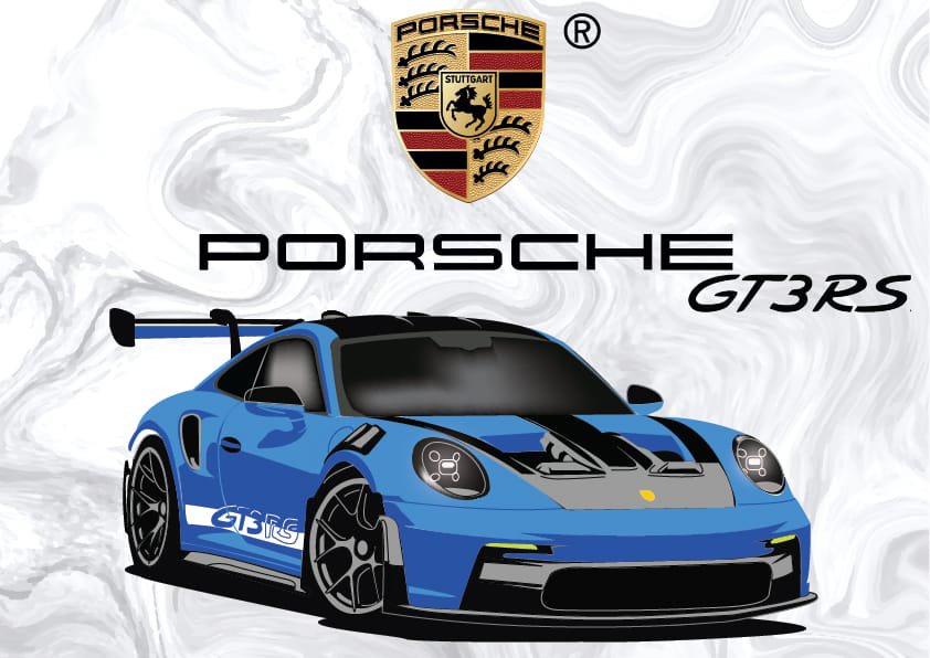 MUDASSI45426949's tweet photo. Shark Blue GT3 RS vector poster. ๐๏ธ๐ฅ
#Porsche #GT3RS #VectorIllustration #CarArt #GraphicDesign #ArtistOnX https://t.co/mF5azGru3n