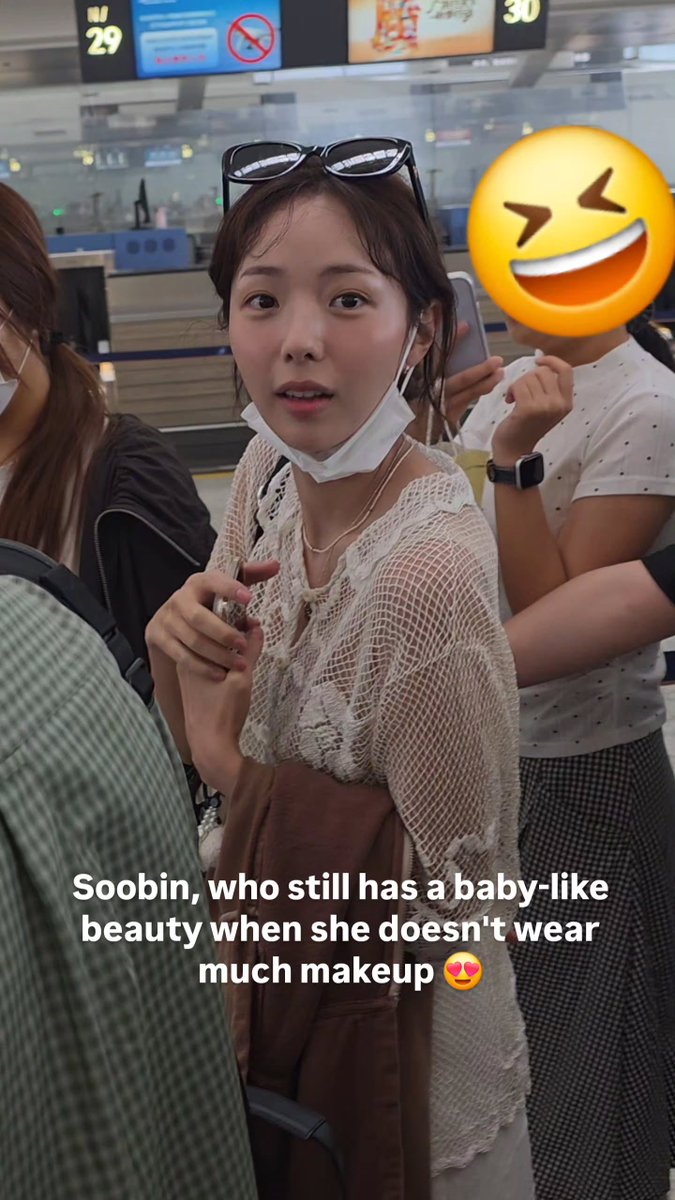 chenecstasy's tweet photo. Chae Soobin at Guangzhou airport, heading back to Korea.

Safe flight Soobinie 🩷

Cr: kongkong._. ; 4dae2bbni
#ChaeSoobin https://t.co/tEBUekaagj