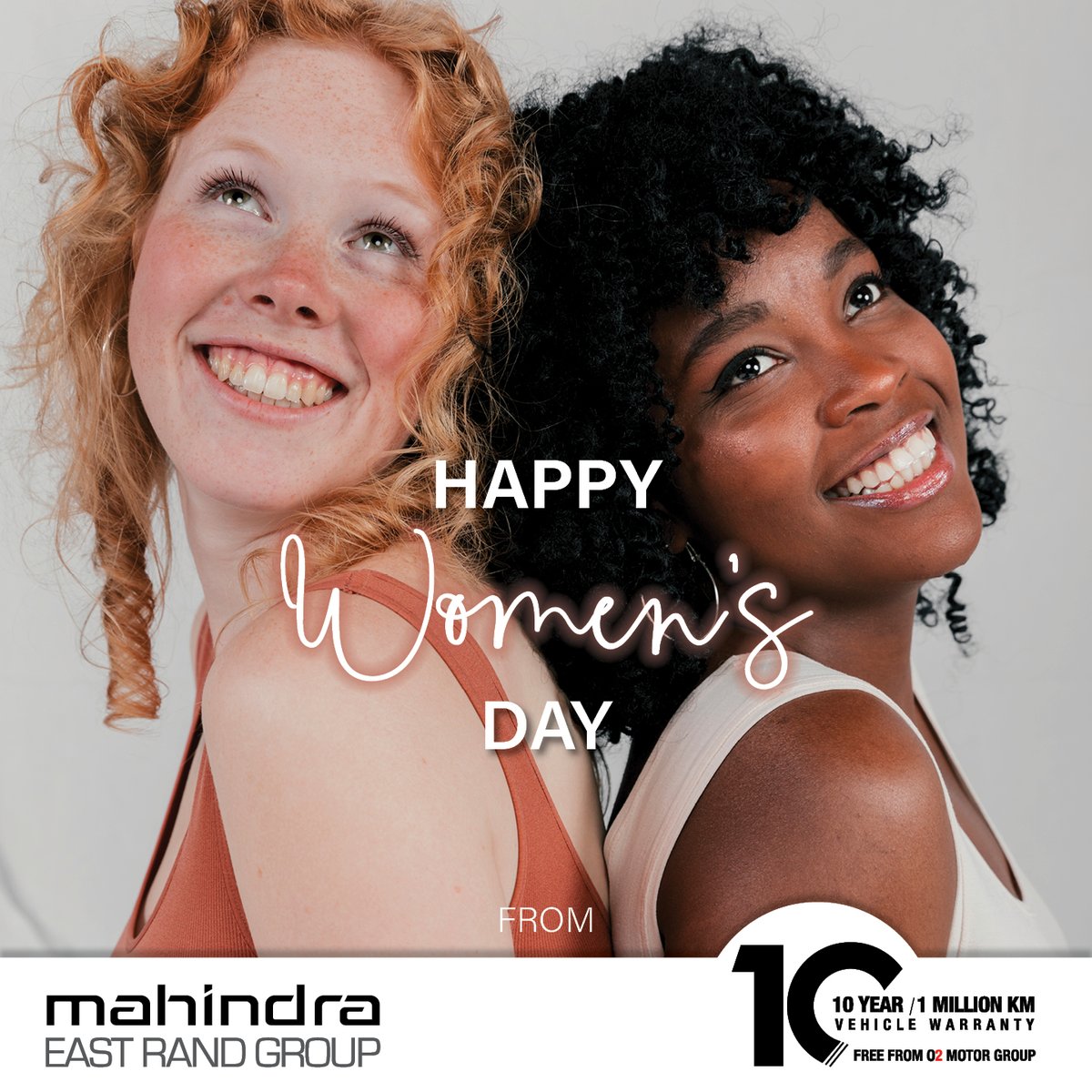 Mahindra_East's tweet photo. To the women who lead businesses, build families and drive change. ๐
Happy Womenโs Day South Africa.
From Mahindra East Rand Group.
#WomensDay #DrivenByStrength https://t.co/PbLYfzsM0x