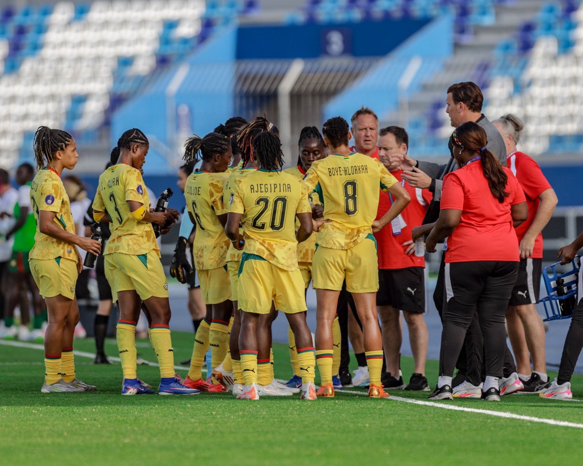 OtiAdjei's tweet photo. 🇬🇭 The Black Queens are one win away from returning to the FIFA Women’s World Cup for the first time since 2007.

A victory over Malawi would end Ghana’s 20-year wait and seal their place at the 2027 tournament. https://t.co/vt7mf10rk2