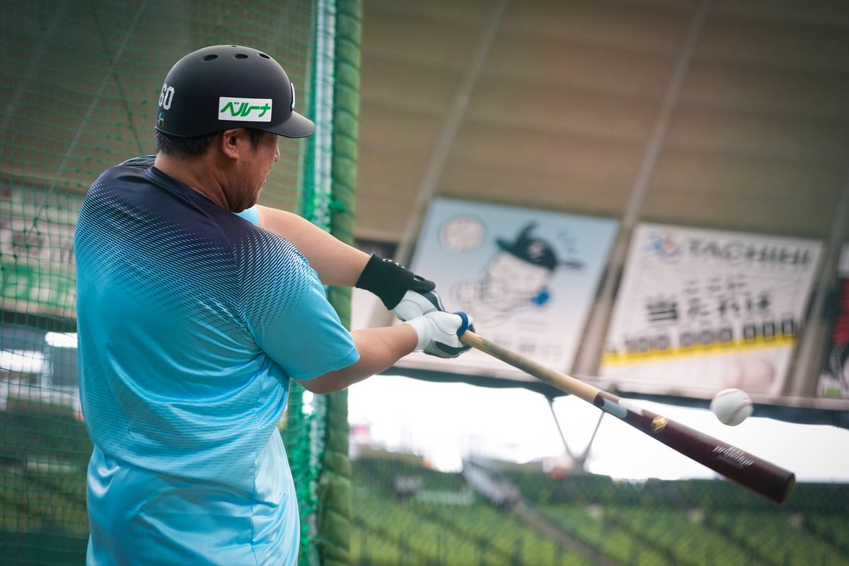 lions_official's tweet photo. #中村剛也 選手

#seibulions #打破 #圧倒的至近距離 #アオフェス2026 https://t.co/ZgRVdBWmby