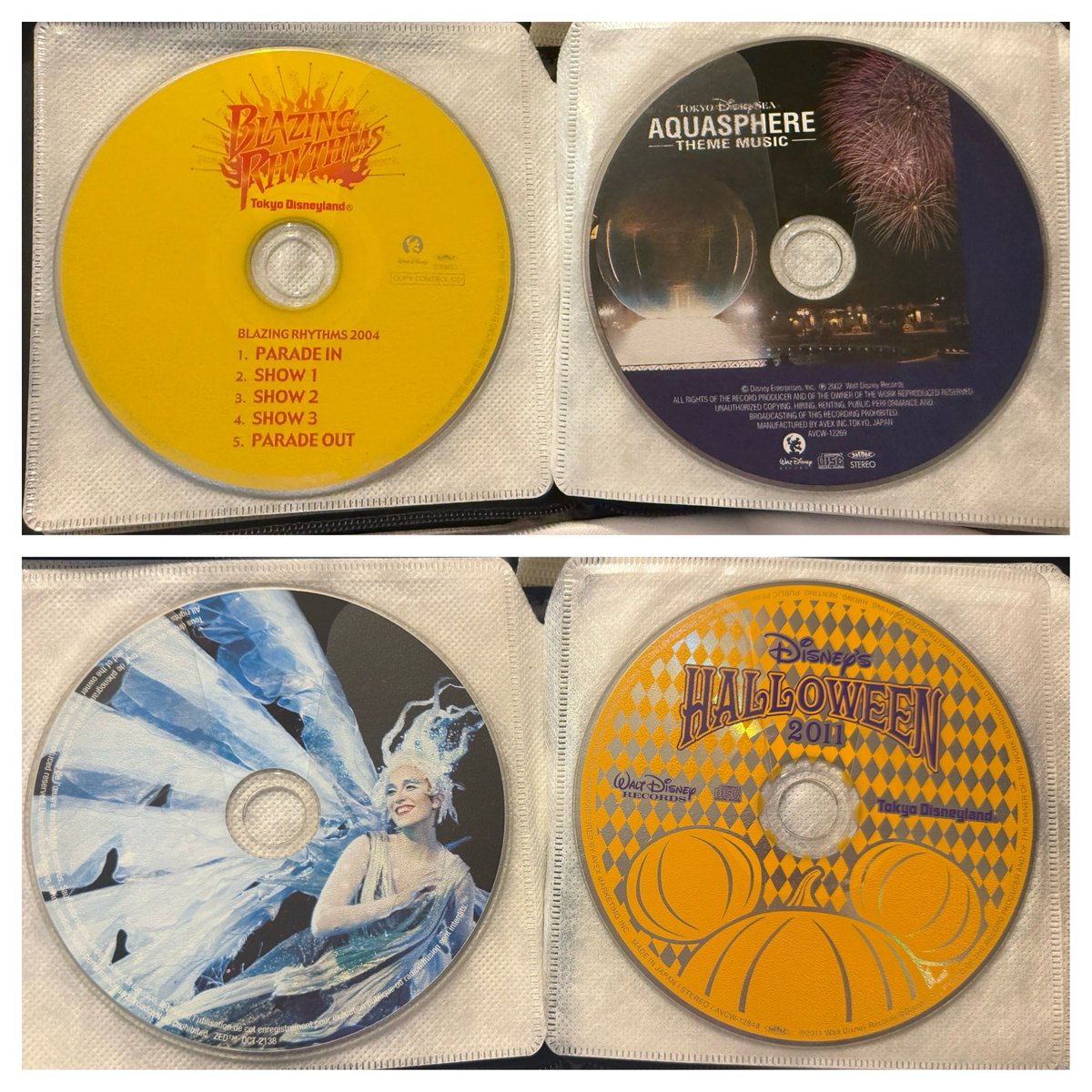 mikko_20100518's tweet photo. 家の片付けしてたら出てきたTDRのCD（年代も内容もバラバラだけど）の一部。今は音楽サブスク＆配信で、CDほぼ聞かなくなったけど、このイベント毎にパークで買うのも楽しみのひとつでしたよね🎵 https://t.co/4TyBRr9v0l