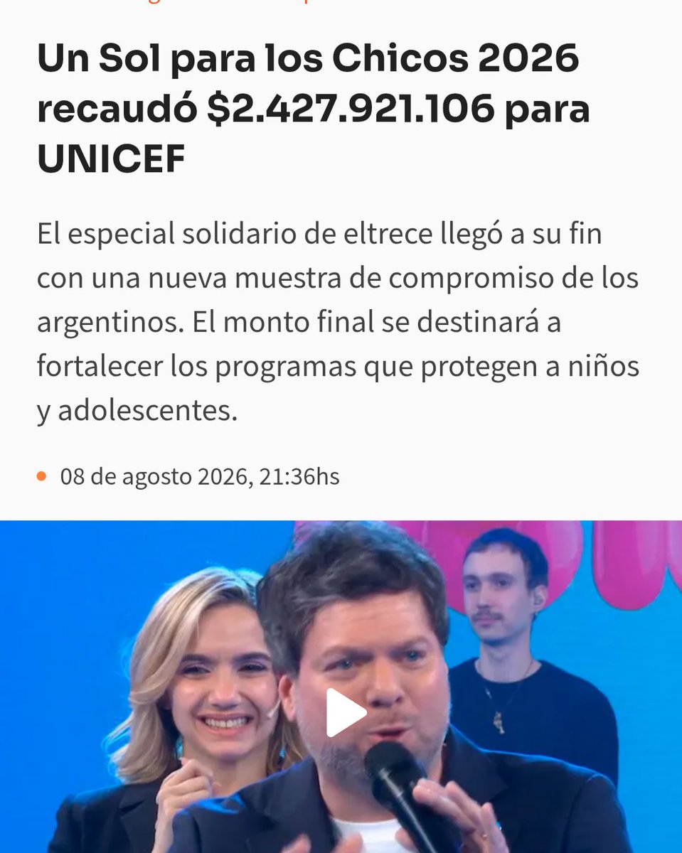 chinitaliberal's tweet photo. Me parece una Chantada UNICEF.
Cuando era más chica , hace unos años trabaje atendiendo llamadas para Un Sol para lo Chicos. Por supuesto Ad Honorem.
Muchas personas no tenían tarjeta de crédito ni se querían suscribir pero si querían ayudar donando ropa , comida, utiles etc. SOLO SE ACEPTABA PLATA .
 Nosotros los telemarketers teníamos que "persuadir" a la gente para que ponga si o si una tarjeta de crédito y done todos los meses. Y si no tenía tarjeta que le pida a un familiar, amigo, vecino etc. Muy incómodo todo. En fin..