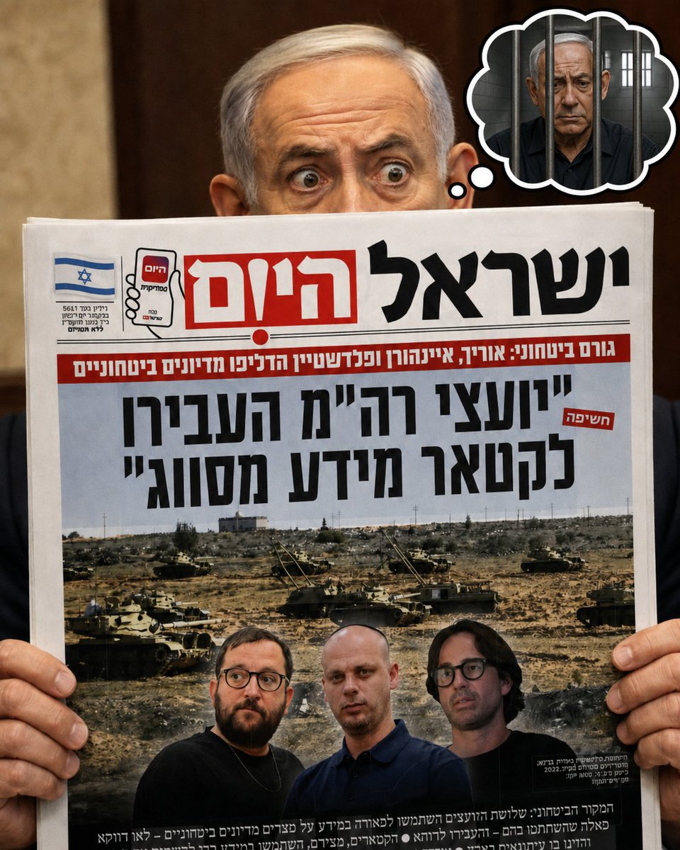 carmi_ada's tweet photo. בוקר טוב נתניהו,
אין מצב שאחרי החשיפה הזאת אתה מאפשר לאוריך לעבוד בלשכה שלך, אפילו עוד שעה אחת. נכון? https://t.co/y7DD7pm1ob