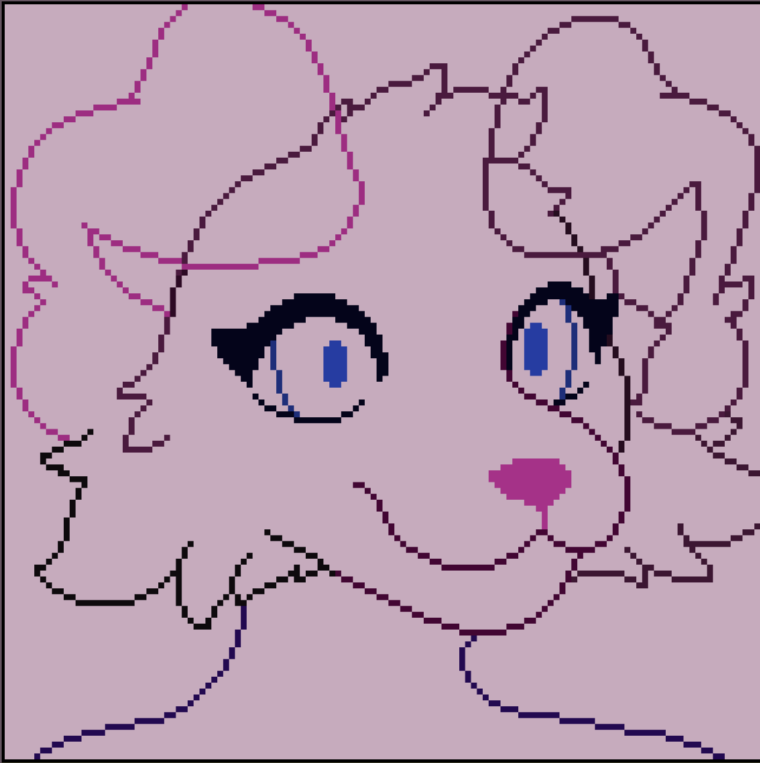 LauveArts's tweet photo. from sketch to a furry icon! 
#pixelart #ドット絵 #art #furryartㅤㅤㅤ https://t.co/nbVF7Ns6Gj
