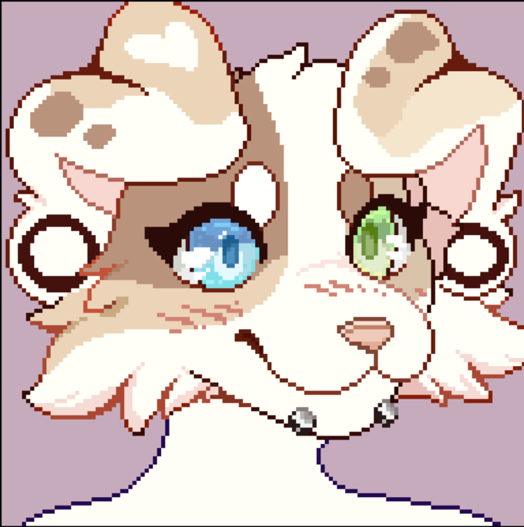 LauveArts's tweet photo. from sketch to a furry icon! 
#pixelart #ドット絵 #art #furryartㅤㅤㅤ https://t.co/nbVF7Ns6Gj