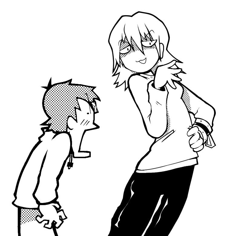 dontluigi's tweet photo. Naota and haru-san #flcl #fanart https://t.co/2e29ky3vtK