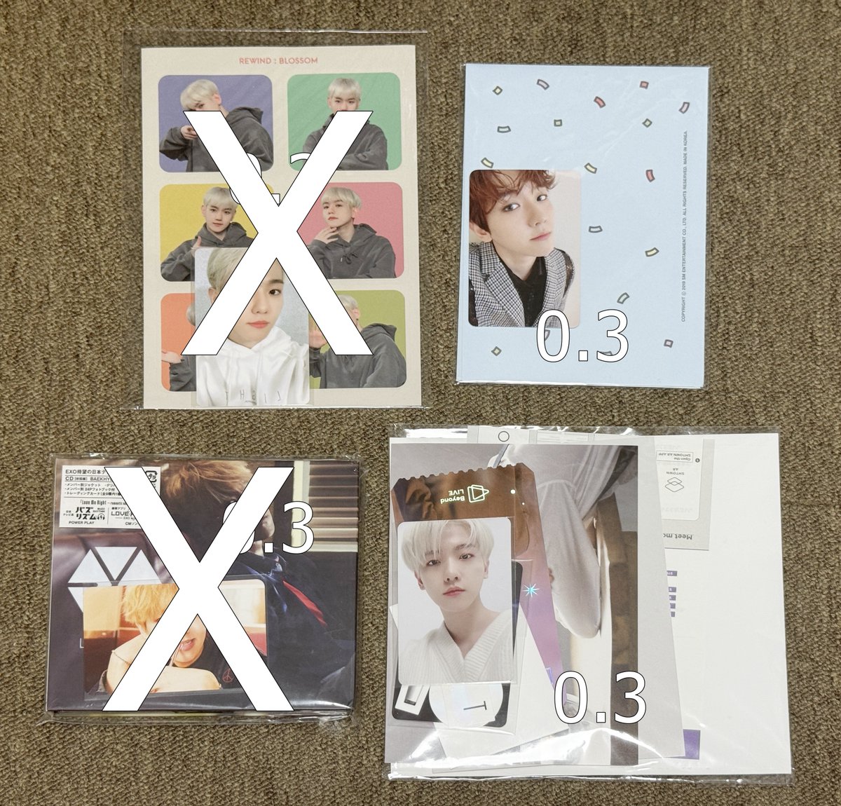 pocasellbb's tweet photo. 엑소 공굿 비공굿 엽서 파일 양도
WTS EXO Goods, Postcards Files 
 
영상 인증 X  (No video verification ❌)
하자 없지만 하자 예민하면 구매 X  
 
한국 계좌, 한국 주소만 가능 https://t.co/o5Z50ZwopV