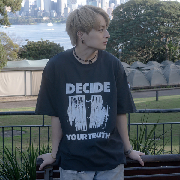 ALAN SHIRAHAMA】 □ITEM LINE-UP DECIDE SS Tee PRICE：¥6,930 tax-in