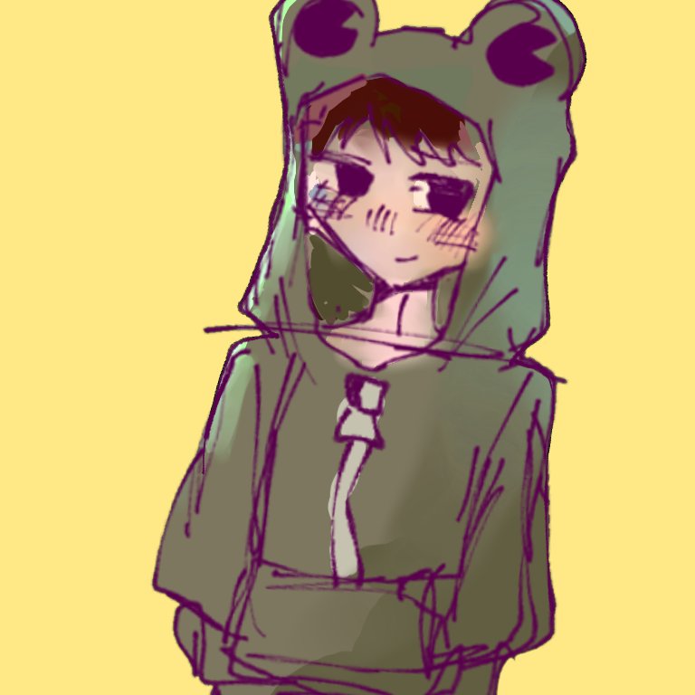 frill_000's tweet photo. #8月9日は後輩の情報屋記念日
別界隈ですが落書きでおいわいさせてください🐸かわいい‼️‼️ https://t.co/AaOzUxtepT