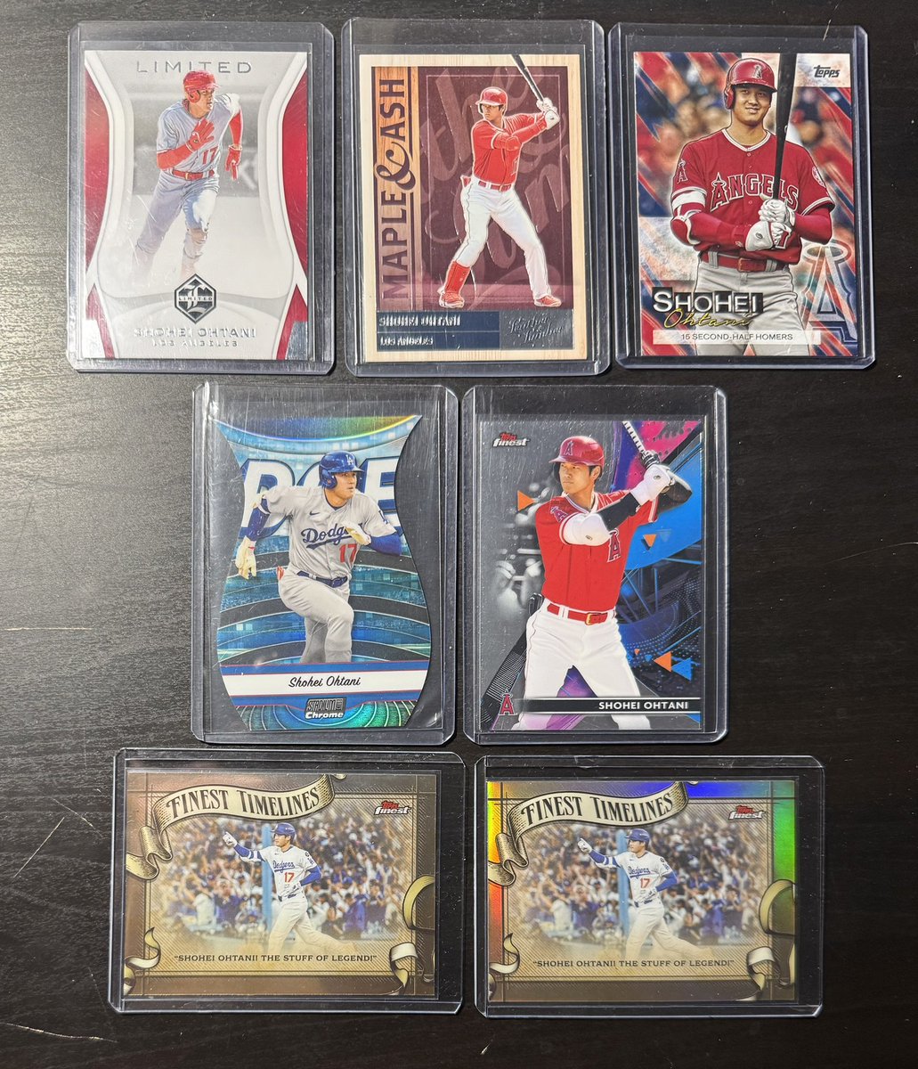 CardProject24's tweet photo. @aaroncgarrett Some Cheaper Ohtanis for sale! Let me know if interested https://t.co/e9tHwBP6W3