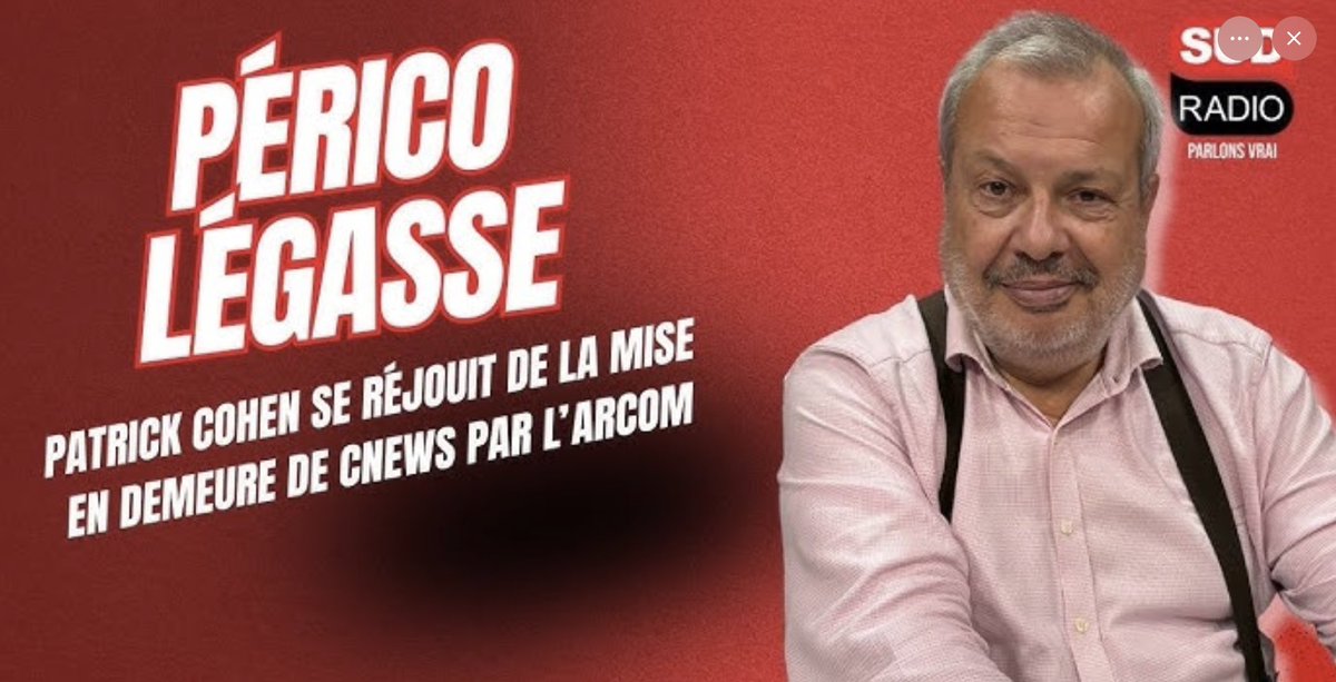 PatatoValdez33's tweet photo. 🚨@Arcom_fr : LE RÉGULATEUR DU POUVOIR ‼️

Mission : Museler toute ligne éditoriale qui informe sur l’état de décomposition du pays.
L’ @Arcom_fr utilise des prétextes fallacieux pour empêcher la diffusion des résultats du bilan de Macron
L’État, à la dérive, CENSURE !
ÇA SUFFIT https://t.co/4owgyQq7TY
