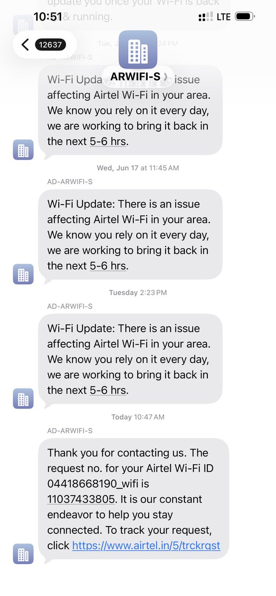 dine5hkumar's tweet photo. Again it got rescheduled to 10th Aug, I will be available only this weekend… it is already a rescheduled complaint why can’t you resolve it on priority. I need it to be fixed by today… else let me know the procedure to surrender my connection…. @airtelindia @Airtel_Presence https://t.co/6okO1qoSgz