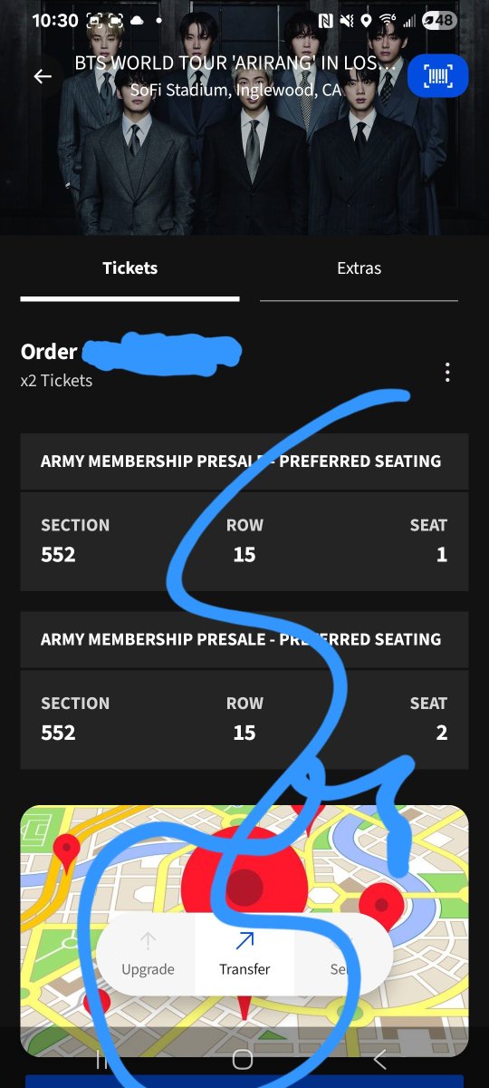 temporaryonx's tweet photo. WTS TICKETS FOR BTS CONCERT IN LOS ANGELES 09/01
🏟: Sofi Stadium
🎟: 2 tickets
🗓: D1, Tuesday, 09/01
💺: Section 552
💸: $99.55 Each
Tickets purchased on face value from Ticketmaster 
@875tickets https://t.co/P3V0zbzgzG