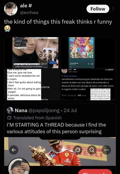 singingjoonie's tweet photo. mind u sn is 'standing up' and 'defending' people who have been wishing death upon him and calling him all sorts of name all over the same jokes u fav makes too 🫩 https://t.co/0MwyXFIJMp