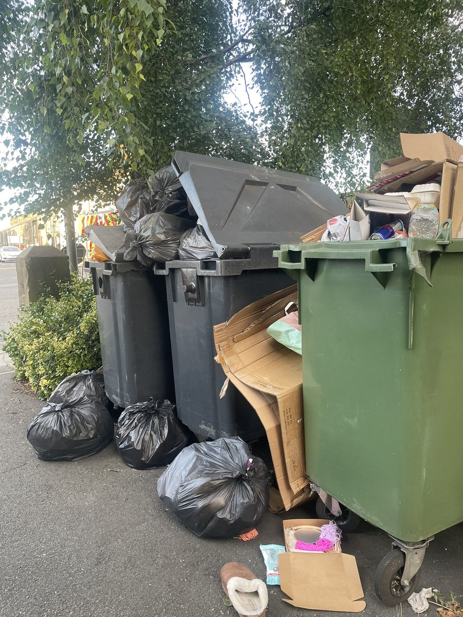 JediMilnes's tweet photo. @LeedsCC_Help no refuse collection now for 3 weeks. 
Access into the road works is available with smaller narrow track vehicle. Please can this be resolved, the stench with the weather isn’t great. PM me for the address. LS27. https://t.co/pge0VV9Hke