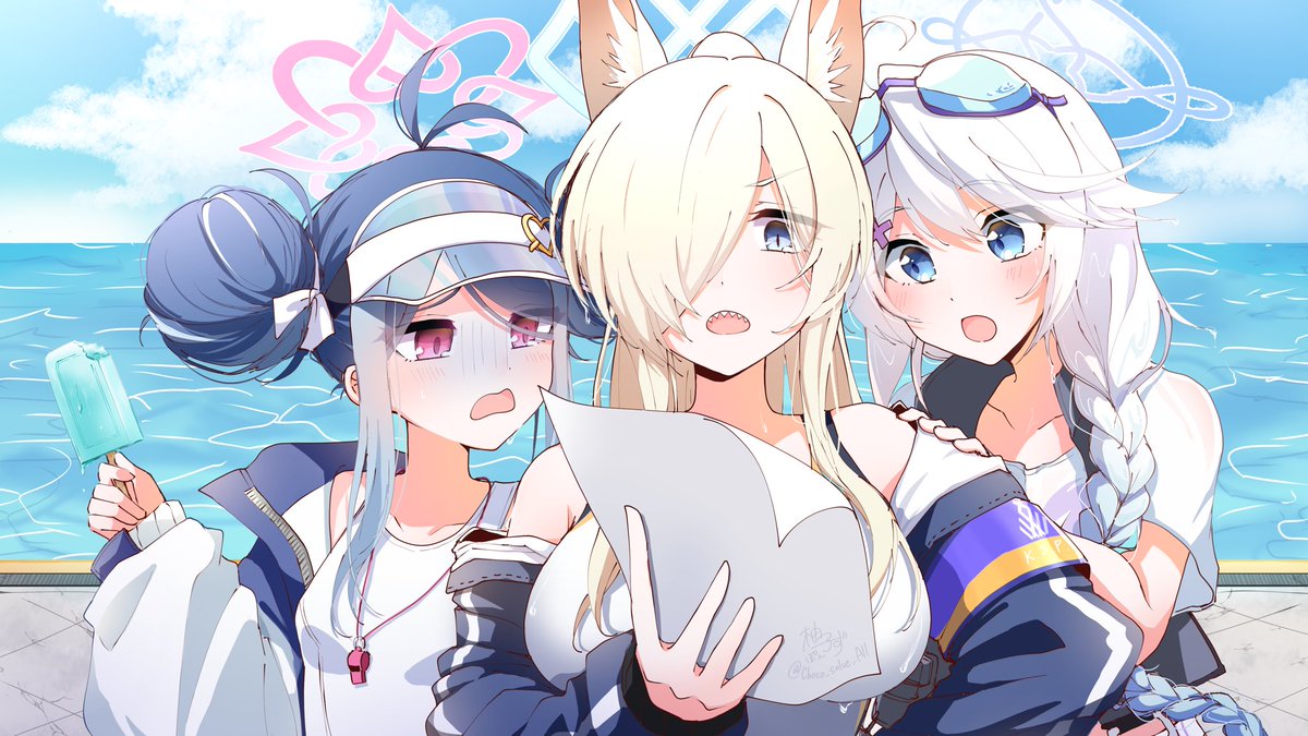 Choco_solve_All's tweet photo. #ブルアカ
 ヴァルキューレ水着任務 https://t.co/ASt3e7Ya7J