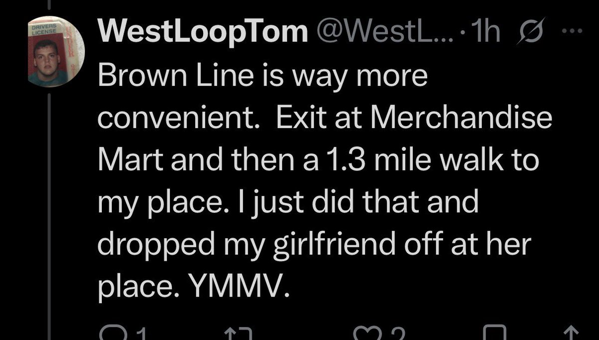 Tyyprk's tweet photo. @WestLoopTom Imagine dropping off your “girlfriend “ then coming back to this cesspool. You’re so full of shit Tim. https://t.co/uRLtyxtOfd