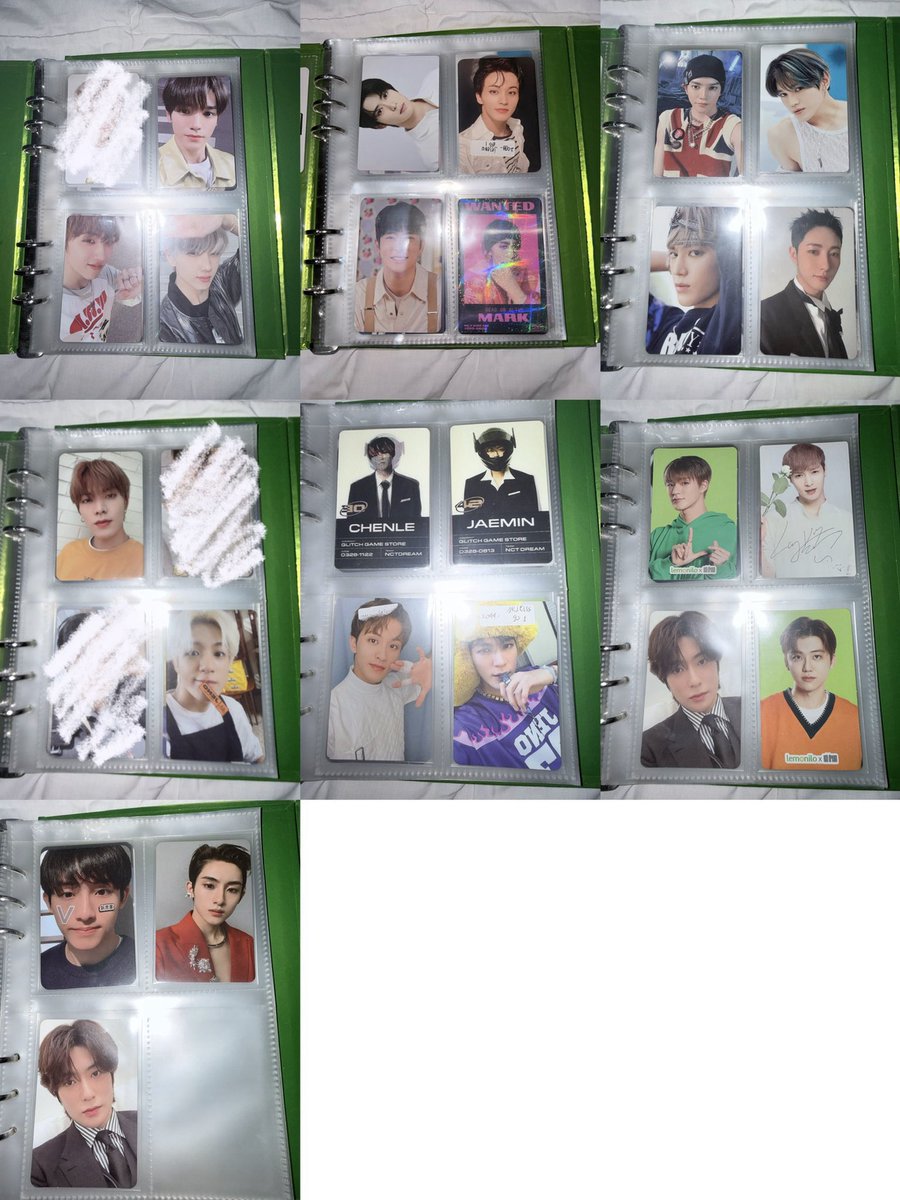 venssuxcy's tweet photo. WTS // want to sell pc 

📍all rd ina (jakbar)
🍊gratong
💸 180k all (with binder)
splitpayyy

t. nct 127 dream clearance sale wts wtb jaehyun taeyong winwin chenle jeno jaemin yuta pc album glitch mode nature republic seasons greeting sg https://t.co/MXfECSpiPh